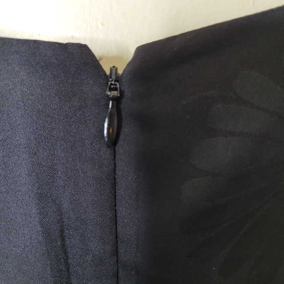 Ann Taylor Long Sleeve Floral Jacquard Shift Dress Size 0 - Picture 7 of 9